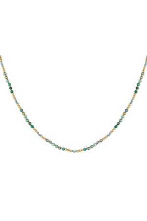 Bead necklace - green h5 