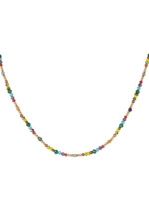 Collier perles colorées - multi h5 