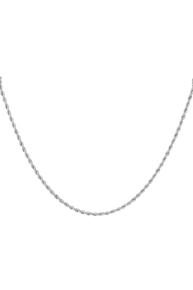 unisex necklace twisted fine - Gold color-3.0mm h5 