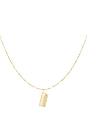 Envelope necklace with message - Gold color h5 Picture7