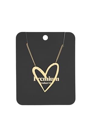 Necklace heartbreaker - Gold color h5 Picture5