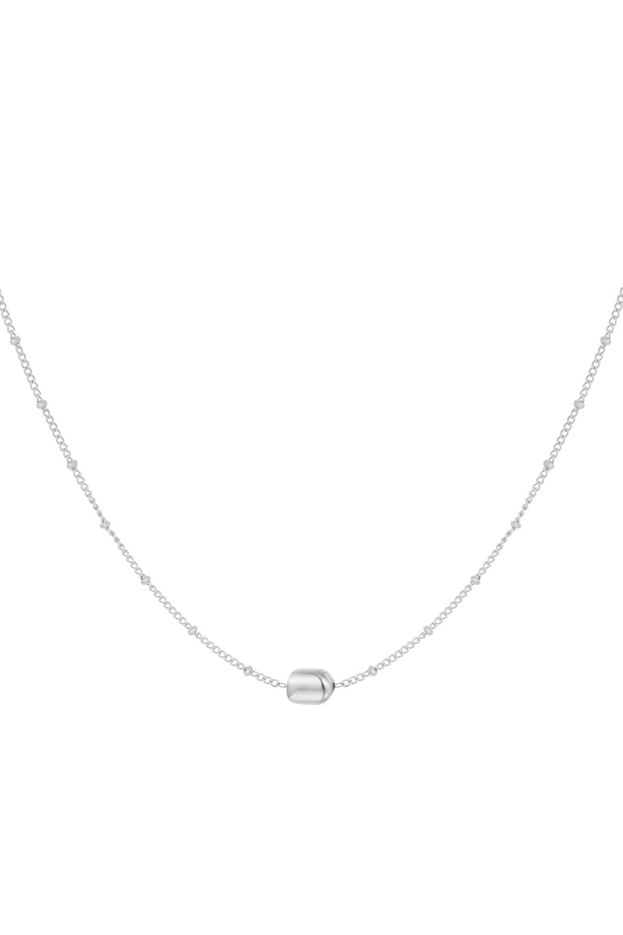 simple necklace with balls 