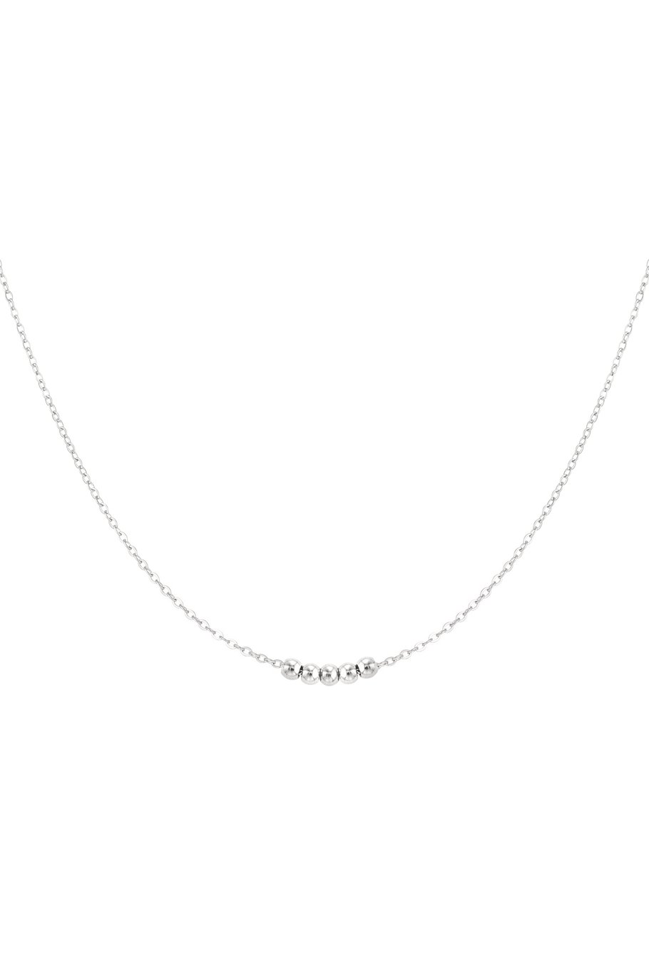 Klassische Kugelkette – Goldfarbe - Goldfarbefarbe 