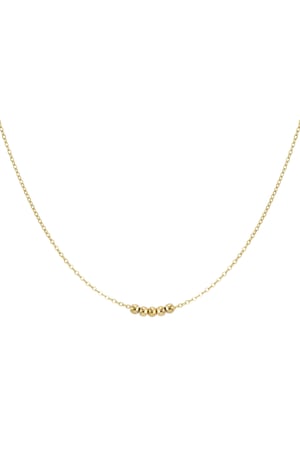 Classic ball chain - Gold color h5 