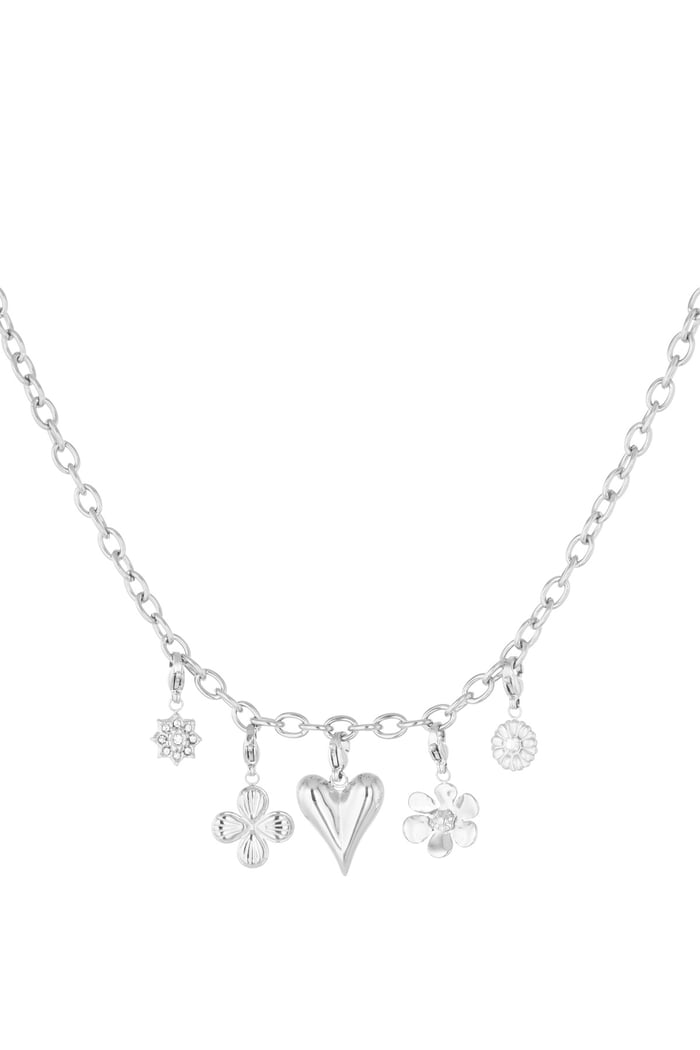 Charm necklace charming daily - Silver Color color 