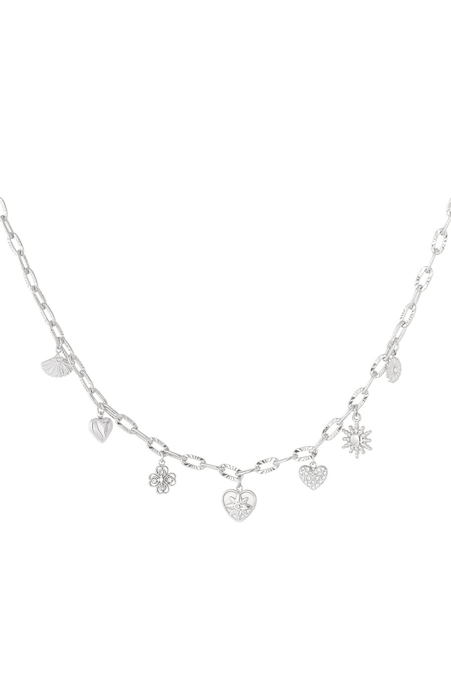 charm necklace daily style 