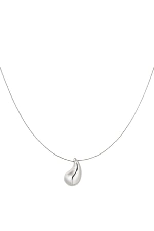 Drop necklace - Silver Color color h5 