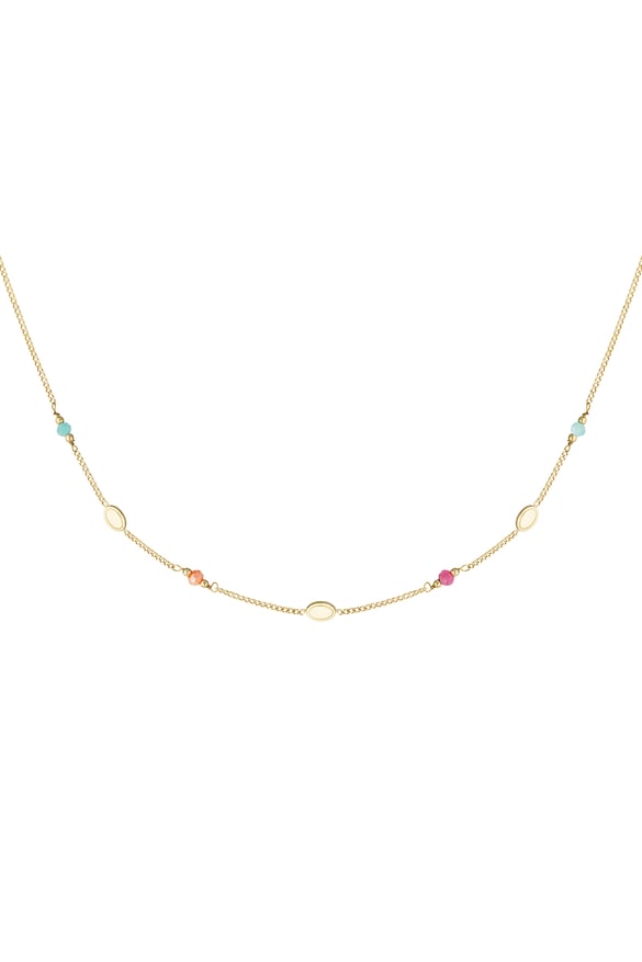 Summerlovin‘ Halskette – Goldfarbe - Goldfarbefarbe 2