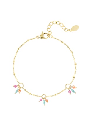 Anklet summer fiesta - Gold color h5 