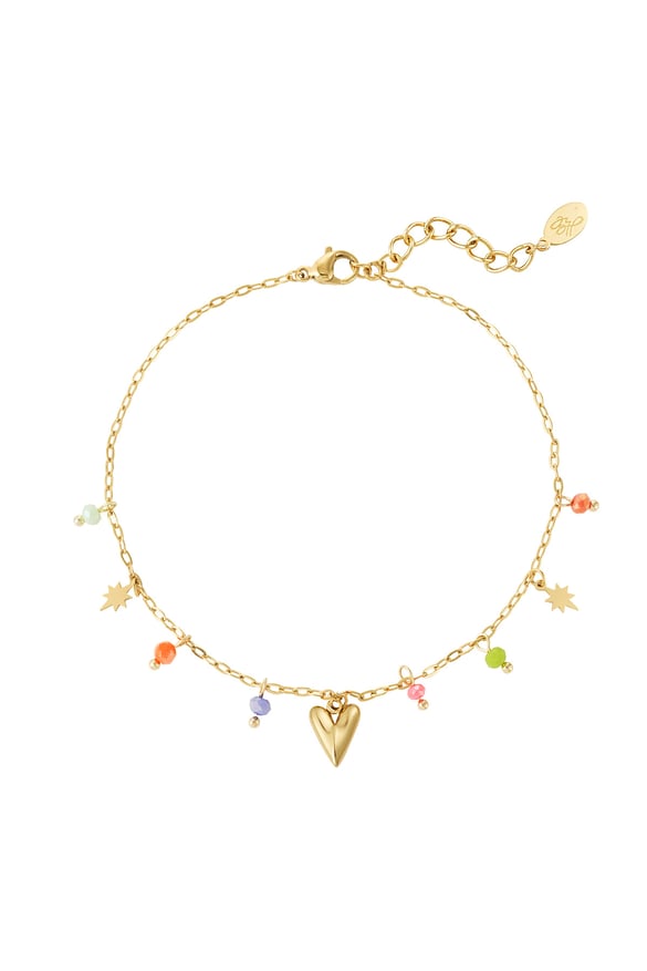 Fußkette bunt liebevoll  2