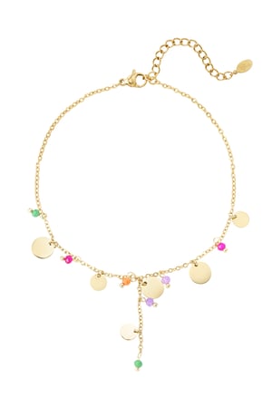 Anklet summer loving - Gold color h5 