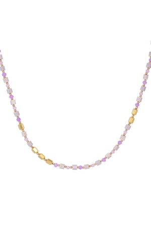 Necklace summer mist - lilac h5 