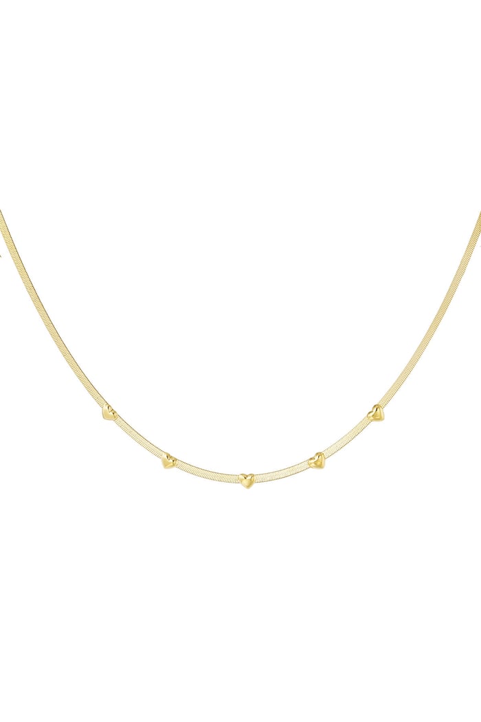 Necklace love me - Gold color 