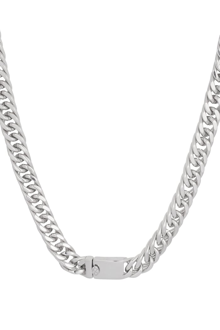 Men's chain necklace - Silver Color color Picture5