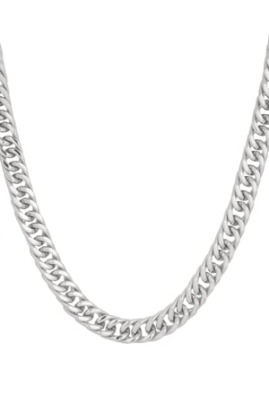 Men's chain necklace - Silver Color color h5 