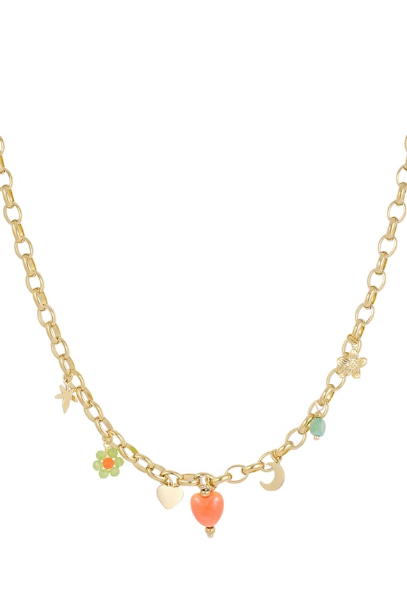 collana con ciondolo prendimi - colore oro 2
