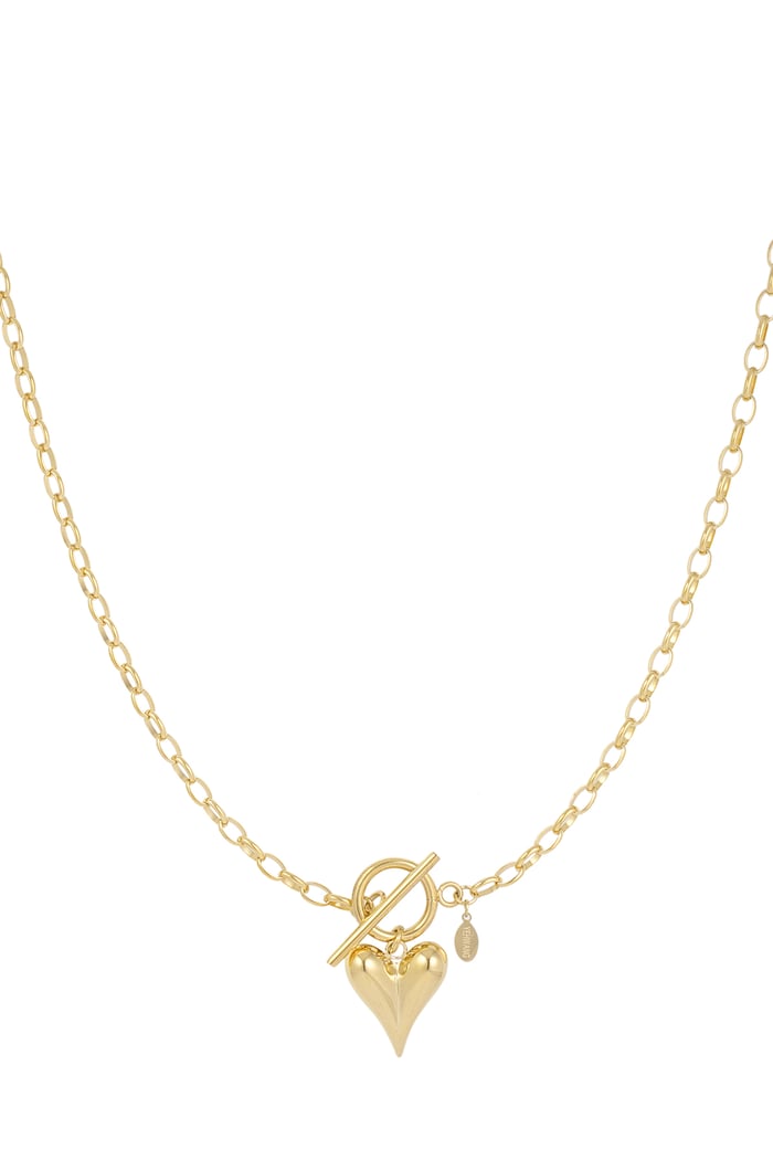 Necklace love lies - Gold color 