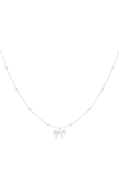 necklace with balls and bow h5 