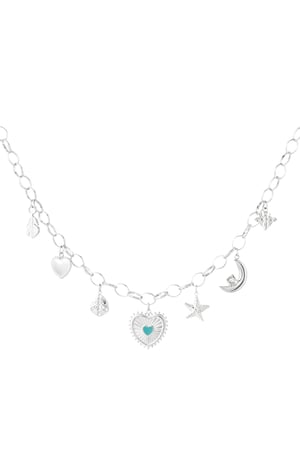 Halskette mit Sunny Love-Charm – Silber h5 