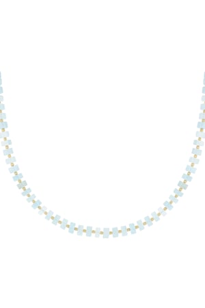 Necklace army vibe - light blue h5 