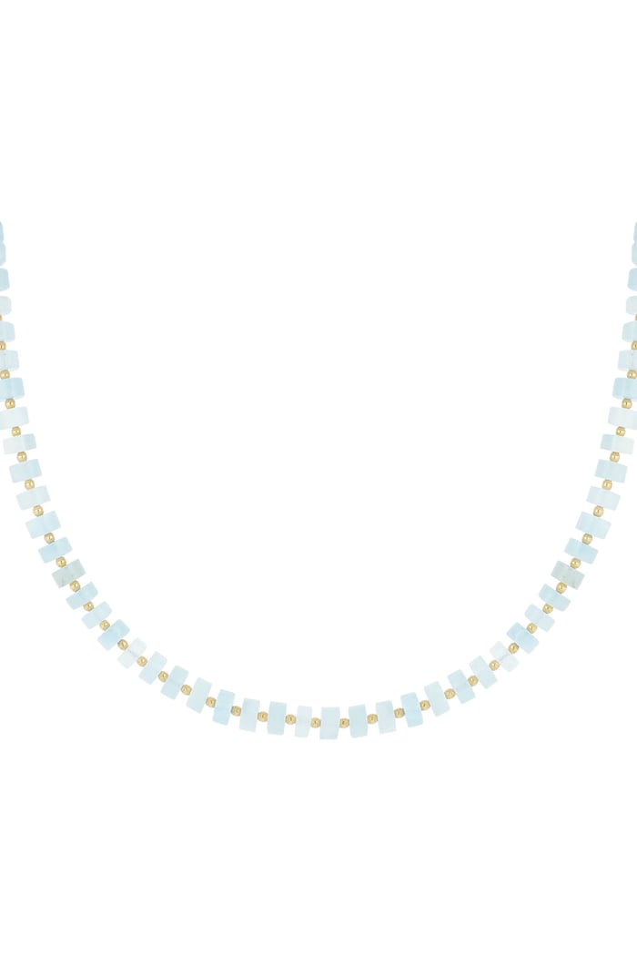 Necklace army vibe - light blue 