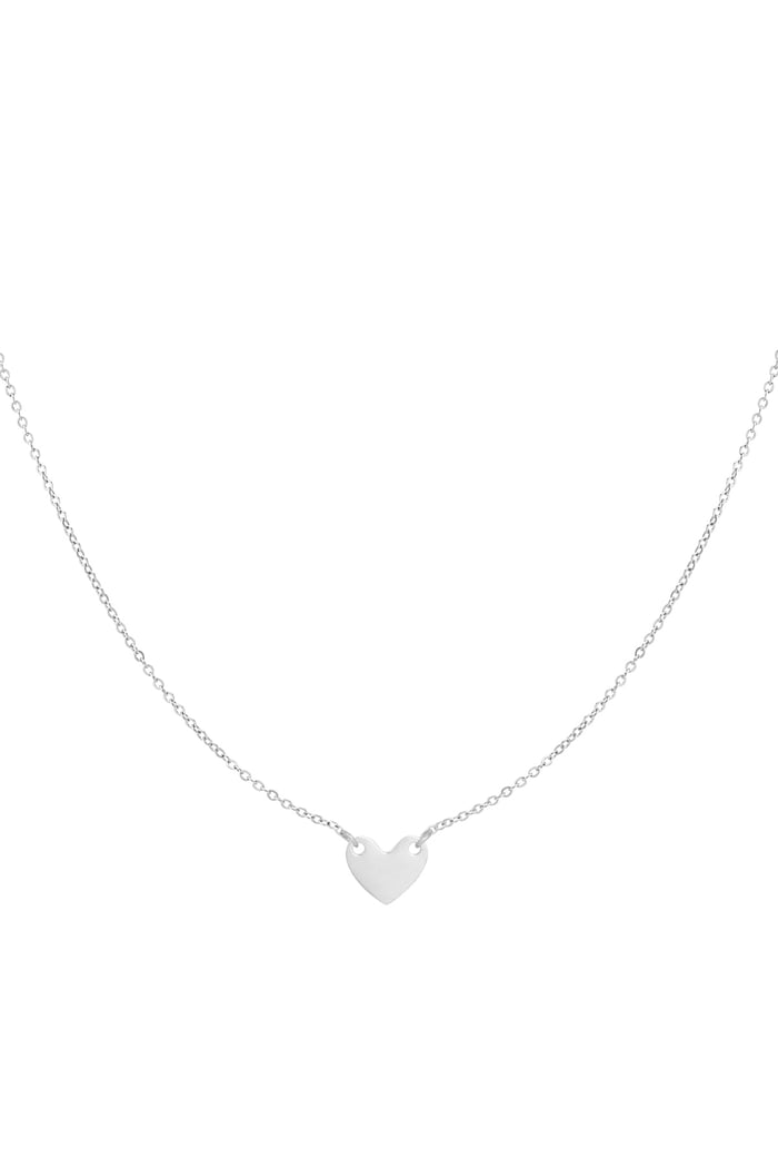 Necklace enduring affection - Silver Color color Picture3