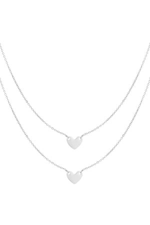 Necklace enduring affection - Silver Color color h5 Picture2