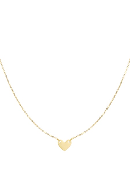 Necklace enduring affection - Gold color