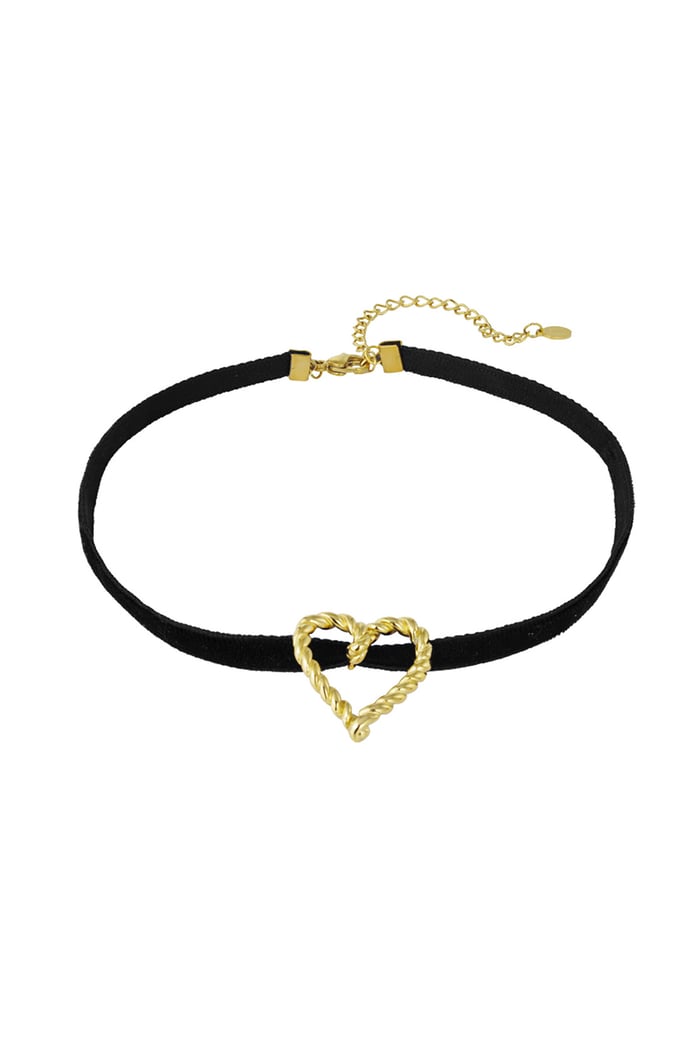 Twisted love necklace - Gold color 