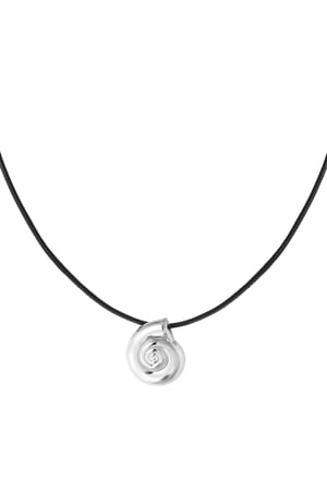 Shell vibe necklace - Silver Color color h5 