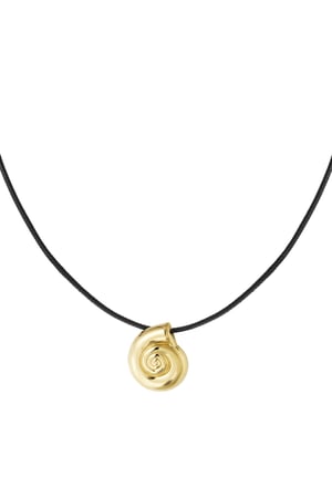 Shell vibe necklace - Gold color h5 