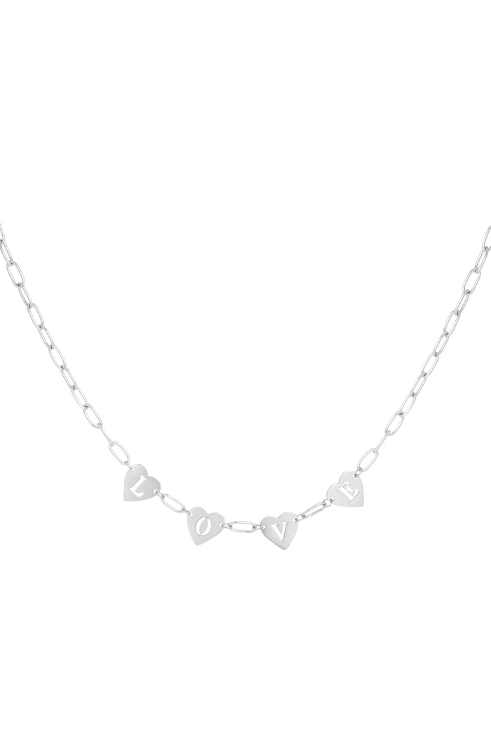 Loving Link necklace - Silver Color color 