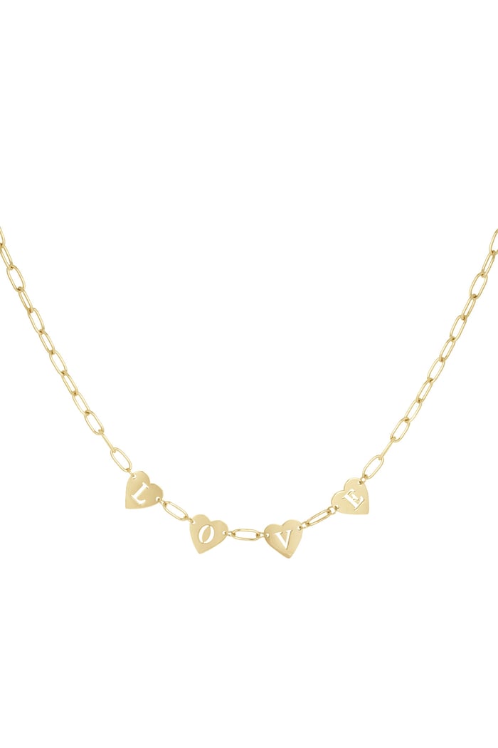 Loving Link necklace - Gold color 