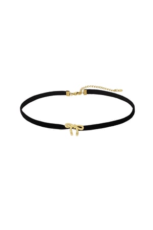 Choker Schleife - Goldfarbe h5 