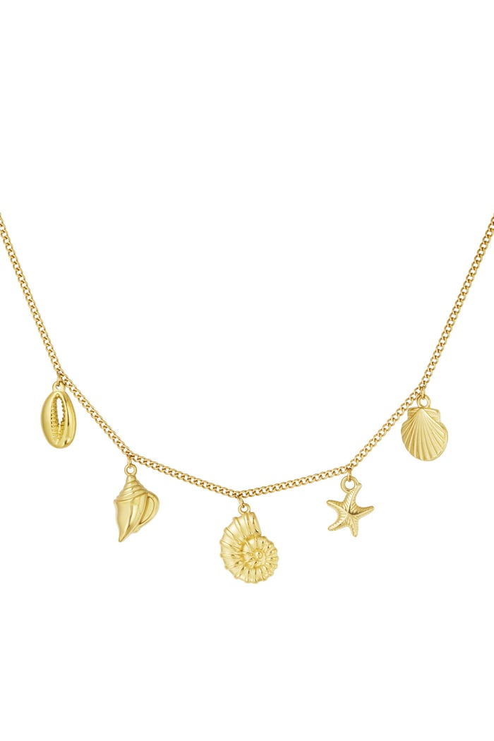 Charm necklace summer lovin' - Gold color 