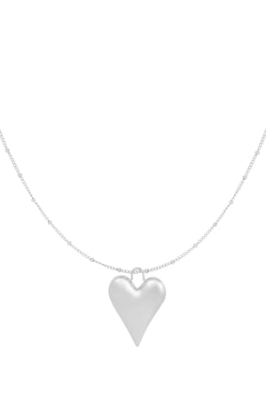 Necklace heartfelt charm - Silver Color color h5 