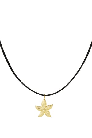 Star Beach necklace - Gold color h5 