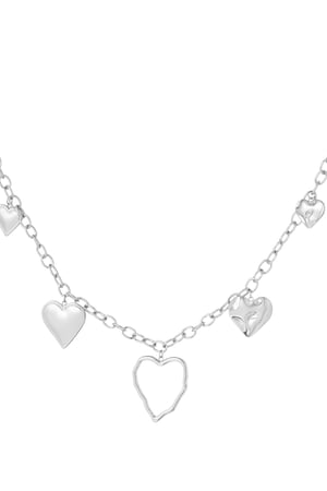 Charm necklace lover girl era - Silver Color color h5 