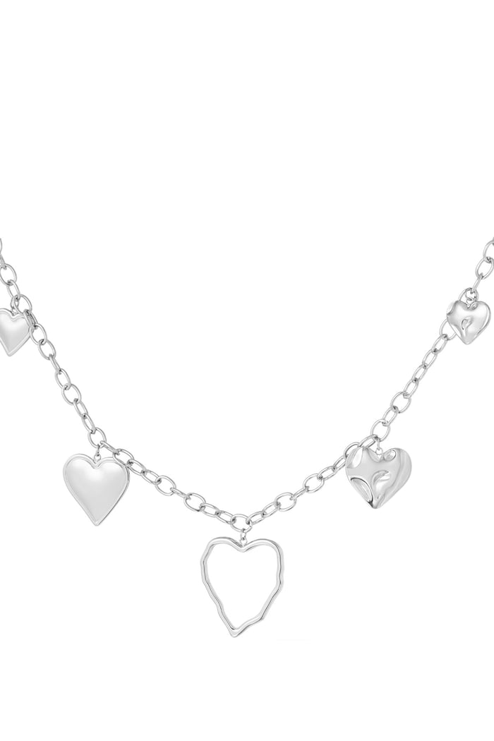 Charm necklace lover girl era - Silver Color color 