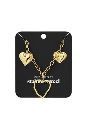 Charm necklace lover girl era - Gold color h5 Picture3