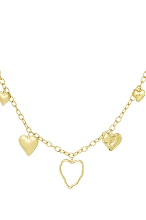 Charm necklace lover girl era - Gold color h5 