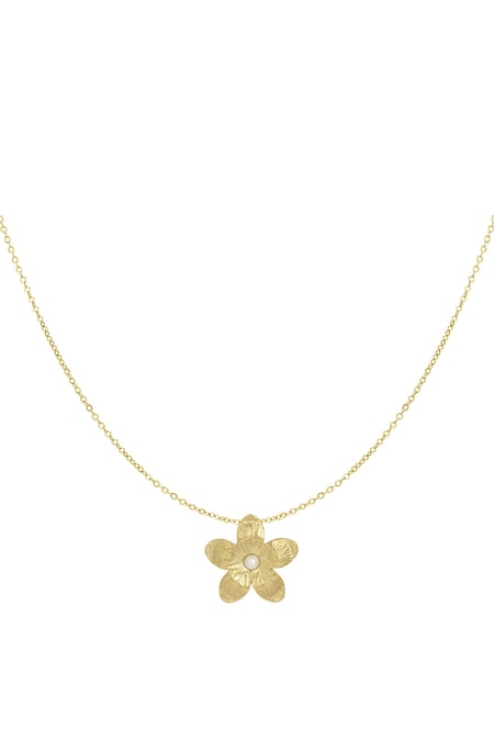 Necklace blossom burst - Gold color