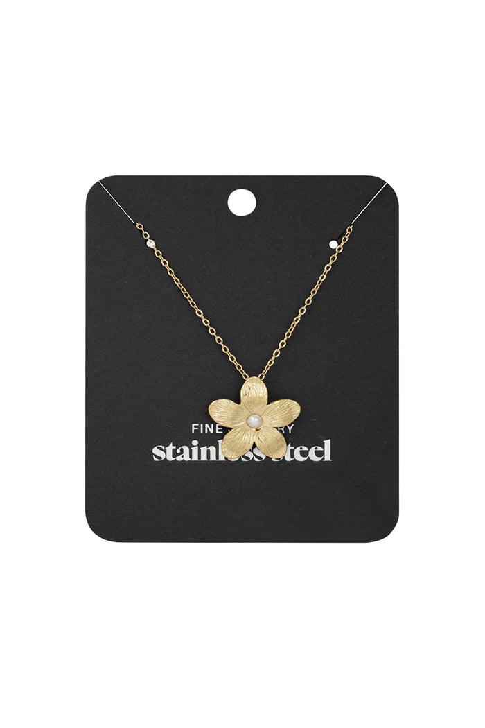 Necklace blossom burst - Gold color Picture3