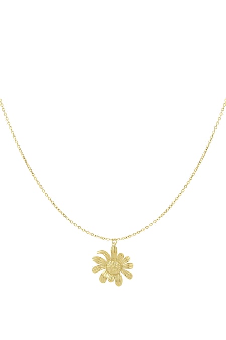 Happy daisy necklace - Gold color 2