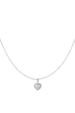 Necklace lover girl - Silver Color color h5 