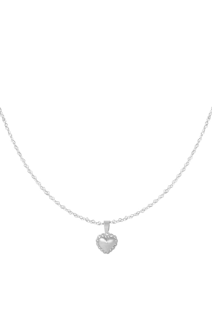 Necklace lover girl - Silver Color color 