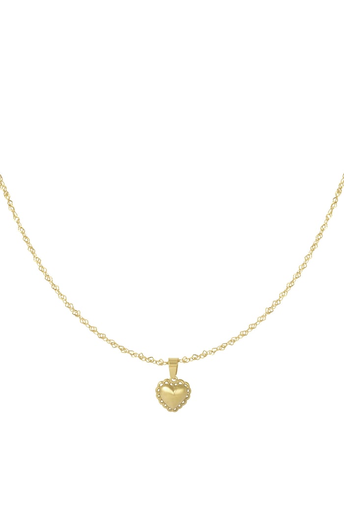 Necklace love us forever - Gold color 