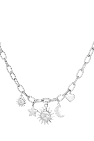 Necklace bright bliss - Silver Color color h5 