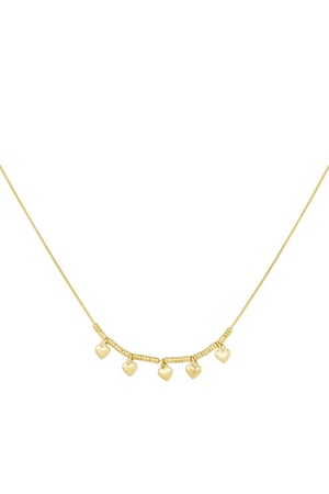 Love Beads Necklace - Gold color h5 