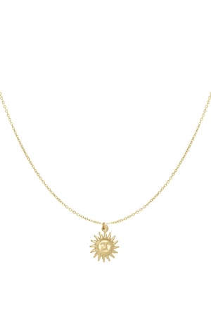 Necklace eternal sunshine - Gold color h5 